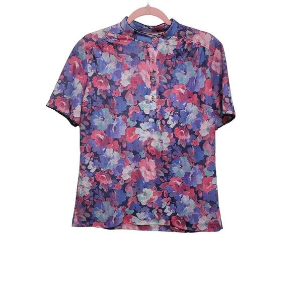 VTG Floral BlouseTop - Picture 1 of 9